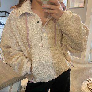 Universal Thread Pullover Fleece Button Up